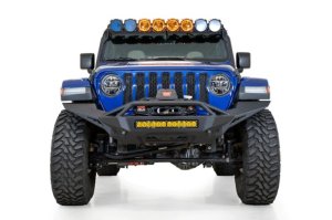 Jeep Wrangler JT Bumper - Front - Addictive Desert Designs - Stealth Fighter - Hammer Black - `18-`23